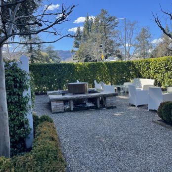 VGS Chateau Potelle - Outdoor tasting area - Wineries Near Me - Saint Helena, California VGS Chateau Potelle - Outdoor tasting area - Wineries Near Me - Saint Helena, California