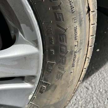 Pep Boys - All ties replaced and they gave us tires that are already 3+years old. They returned w this slop job! - Auto Repair Near Me - San Marcos, California