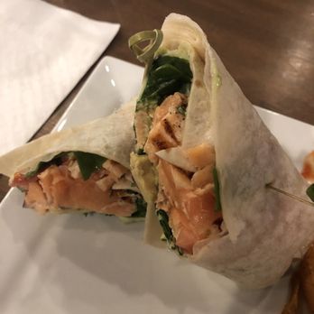 One North Kitchen & Bar - Salmon and Avocado Wrap - New American Near Me - Jackson, Michigan One North Kitchen & Bar - Salmon and Avocado Wrap - New American Near Me - Jackson, Michigan