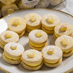 Ida's Cookies - Lemon Ginger Shortbread Macarons