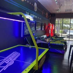 Win, Lose, or Draught - Arcade room