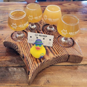 Able Baker Brewing - Beer flight. - Brewpubs Near Me - Las Vegas, Nevada Able Baker Brewing - Beer flight. - Brewpubs Near Me - Las Vegas, Nevada