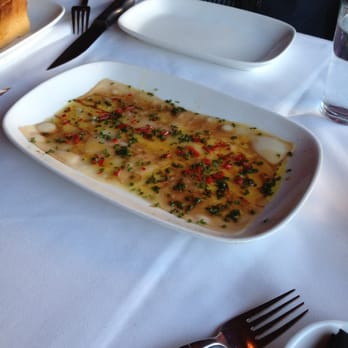 Bobo's - Yellowtail carpaccio $14.95 - Steakhouses Near Me - San Francisco, California