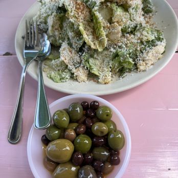 Bettina - Olives, Cesar salad - Pizza Near Me - Santa Barbara, California Bettina - Olives, Cesar salad - Pizza Near Me - Santa Barbara, California