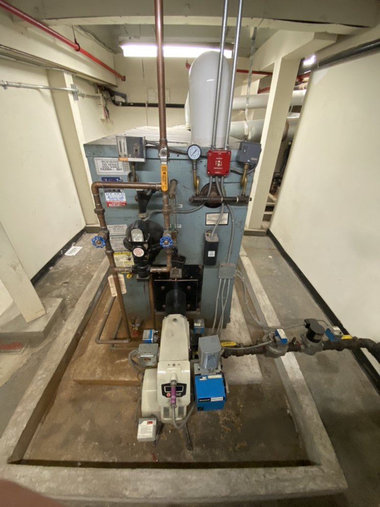 Slide of plumbing service