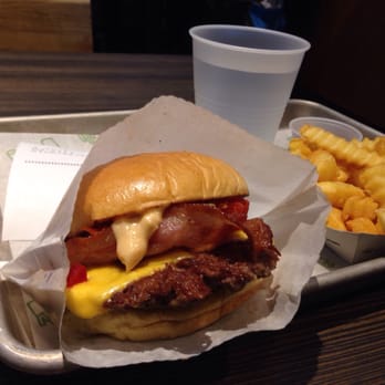 Shake Shack Dedham - Looks messy, but it is not. It is delicious. - Burgers Near Me - Dedham, Massachusetts