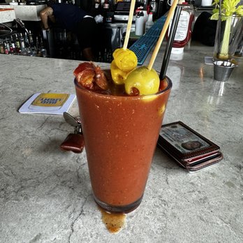 Grille Riverview - Build your own Bloody Mary - Seafood Near Me - New Smyrna Beach, Florida