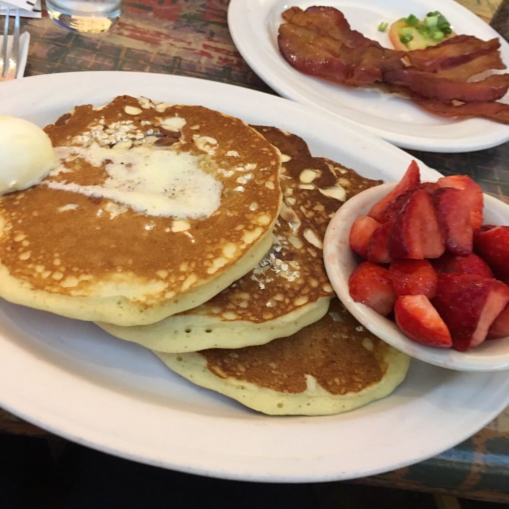 The Delectable Egg Westminster - The oatmeal almond pancakes, delicious! - Breakfast & Brunch Near Me - Westminster, Colorado The Delectable Egg Westminster - The oatmeal almond pancakes, delicious! - Breakfast & Brunch Near Me - Westminster, Colorado