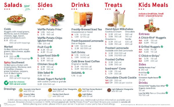 Menu photo 2 Chick-fil-A Fort Wayne, IN Menu photo 2 Chick-fil-A Fort Wayne, IN
