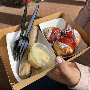 Solvang Restaurant - Danish sausage and then aek puff balls! - Scandinavian Near Me - Solvang, California Solvang Restaurant - Danish sausage and then aek puff balls! - Scandinavian Near Me - Solvang, California