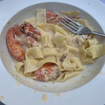 Robertos Italian Restaurant - Lobster parpadelle(mostly eaten) - Pizza Near Me - Ogunquit, Maine Robertos Italian Restaurant - Lobster parpadelle(mostly eaten) - Pizza Near Me - Ogunquit, Maine