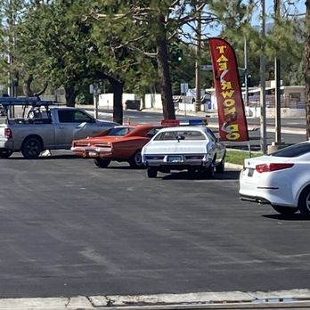 Sunflower Cafe - Hazard county, the Duke boys, and Roscoe at seven in Flower Cafe - Cafes Near Me - Lancaster, California