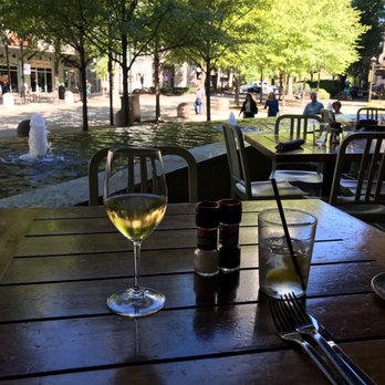 Roost - My view from my table on the patio - New American Near Me - Greenville, South Carolina
