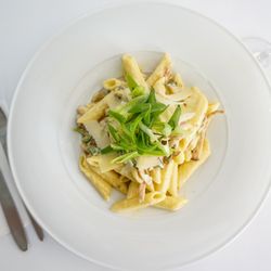 Emu Sports Club - $10 Lunch - Penne boscaiola Available Monday - Friday until 2.30pm