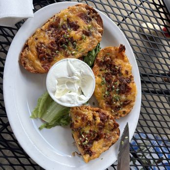 Fatty's Pub and Grille - Appetizer stuffed potato skins - Sports Bars Near Me - DeKalb, Illinois Fatty's Pub and Grille - Appetizer stuffed potato skins - Sports Bars Near Me - DeKalb, Illinois