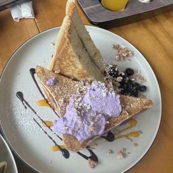 Toast Kitchen & Bakery - Ube French Toast - Breakfast & Brunch Near Me - Tustin, California Toast Kitchen & Bakery - Ube French Toast - Breakfast & Brunch Near Me - Tustin, California