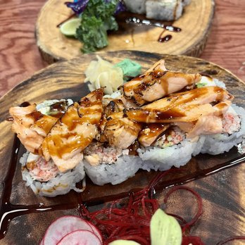 The Sushi Bar - two plates of sushi - Sushi Bars Near Me - Taylor, Michigan The Sushi Bar - two plates of sushi - Sushi Bars Near Me - Taylor, Michigan