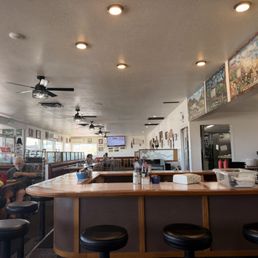 Inside the cafe