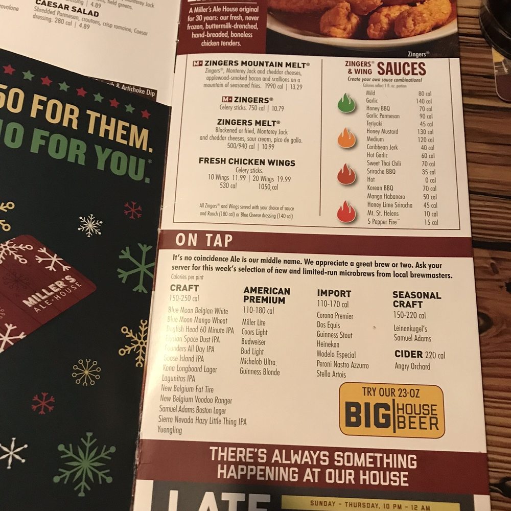 Miller's Ale House - Menu page 2 - American Near Me - Media, Pennsylvania Miller's Ale House - Menu page 2 - American Near Me - Media, Pennsylvania