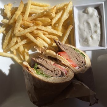 Caspian Restaurant - 16. Gyros Wrap - Mediterranean Near Me - Mountain View, California Caspian Restaurant - 16. Gyros Wrap - Mediterranean Near Me - Mountain View, California