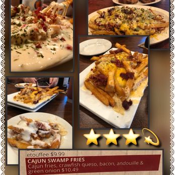 Crawdaddy's Kitchen - Cajun Swamp Fries ordered 5/11/21- 08/05/21- 07/02/22 . Inconsistent and shrinking- Sad face - Seafood Near Me - Shreveport, Louisiana