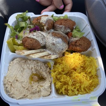 Mediterranean Grill - Falafel plate - Food Trucks Near Me - Haiku, Hawaii Mediterranean Grill - Falafel plate - Food Trucks Near Me - Haiku, Hawaii