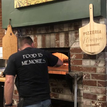 Mangia - Eat on Main - Pizza oven action - Italian Near Me - Salinas, California