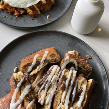 Flapjax - Patatas Bravas and Cinnamon Bun Pancakes - New American Near Me - Santa Monica, California Flapjax - Patatas Bravas and Cinnamon Bun Pancakes - New American Near Me - Santa Monica, California