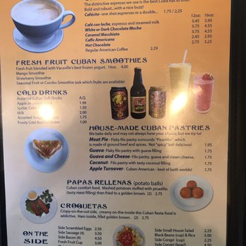 Cuba Cafe - Menu - Cuban Near Me - Vacaville, California