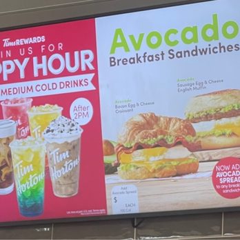 Tim Hortons - They have happy hour!!! - Breakfast & Brunch Near Me - Houston, Texas
