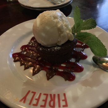 Firefly Tapas Kitchen + Bar - Flourless Chocolate Cake - Tapas/Small Plates Near Me - Las Vegas, Nevada Firefly Tapas Kitchen + Bar - Flourless Chocolate Cake - Tapas/Small Plates Near Me - Las Vegas, Nevada