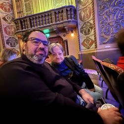 Embassy Theatre - Brother and mom at the theatre