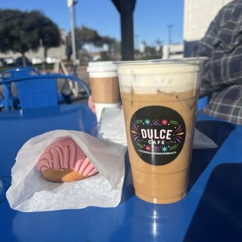 Dulce Cafe - Pan dulce + cajeta latte (both were amazing!) - Cafes Near Me - Grover Beach, California Dulce Cafe - Pan dulce + cajeta latte (both were amazing!) - Cafes Near Me - Grover Beach, California