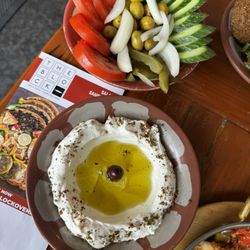 The Block - Labneh Dip & plate of pickles/olives