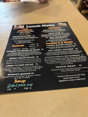 Menu photo 3 Cafe on the Abbey Columbia, IL