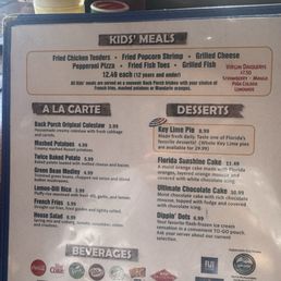 Menu June 2026