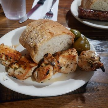 Santarpio's Pizza - Chicken skewers - Pizza Near Me - Boston, Massachusetts Santarpio's Pizza - Chicken skewers - Pizza Near Me - Boston, Massachusetts