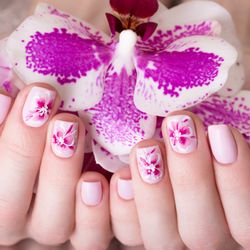 Villa Nails Bar - Baby Pink Nail full set