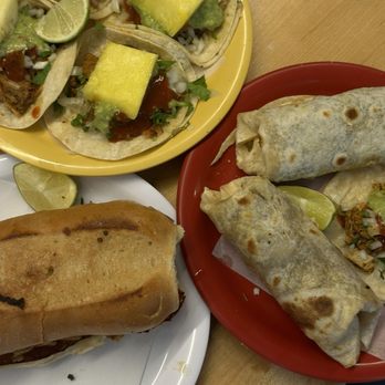 Tacos Chukis - al pastor tacos, chicken torta, mini burrito - Tacos Near Me - Seattle, Washington
