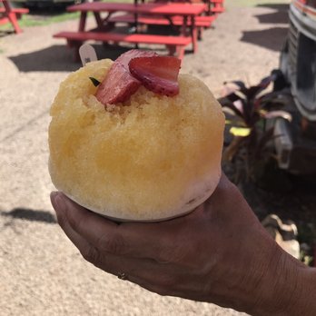 Wailua Shave Ice - Da Mango One Shave Ice - Shaved Ice Near Me - Kapaa, Hawaii