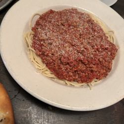 Spaghetti with bolognese sauce