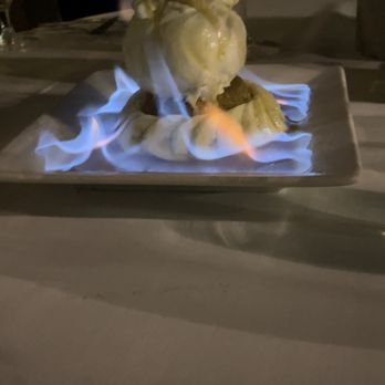 Opus 9 Steakhouse - Bananas Foster Cheesecake - Steakhouses Near Me - Williamsburg, Virginia