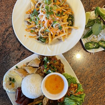 Pho King Good - Banh Mi Fries with Pork and Hungry Man Platter - Vietnamese Near Me - Auburn, California