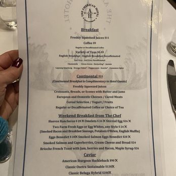 The American Hotel - Breakfast menu - Hotels Near Me - Sag Harbor, New York The American Hotel - Breakfast menu - Hotels Near Me - Sag Harbor, New York