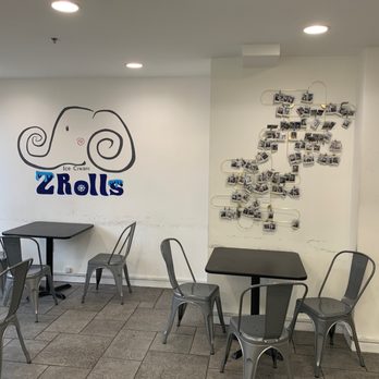 ZRolls Ice Cream - Seating area - Desserts Near Me - Harrison, New Jersey