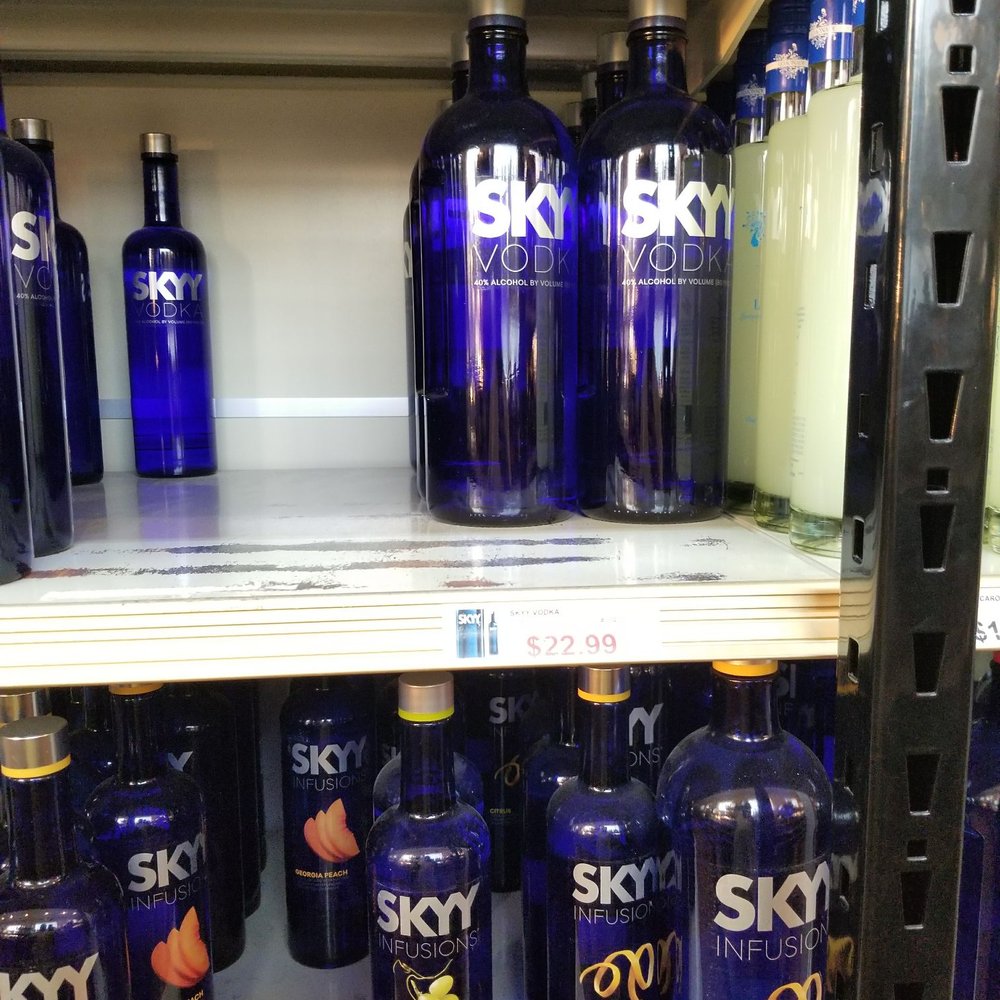 Ocean Beverage Discount Liquor Store - sky blue bottles - Beer, Wine & Spirits Near Me - Brigantine, New Jersey Ocean Beverage Discount Liquor Store - sky blue bottles - Beer, Wine & Spirits Near Me - Brigantine, New Jersey