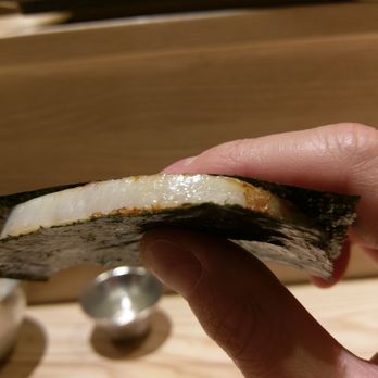 sushi AMANE - October 16 2017; Scallop. - Sushi Bars Near Me - New York, New York