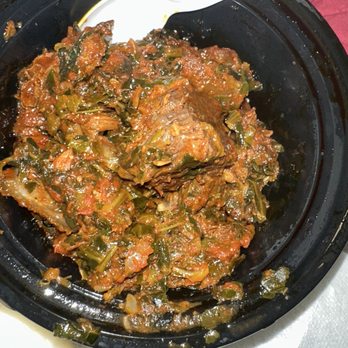 Ruth's Buka - Efo Riro Soup with Beef - African Near Me - Oakland, California Ruth's Buka - Efo Riro Soup with Beef - African Near Me - Oakland, California