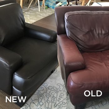 Chameleon Leather Re-Dying - I love my furniture again. - Furniture Reupholstery Near Me - San Diego, California