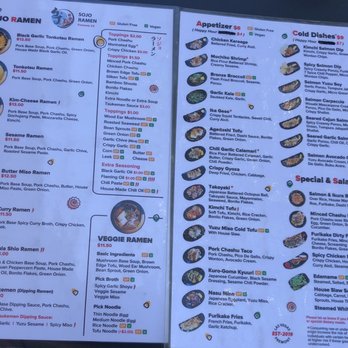 Sojo Ramen - July 2021 menu - Ramen Near Me - Fremont, California Sojo Ramen - July 2021 menu - Ramen Near Me - Fremont, California
